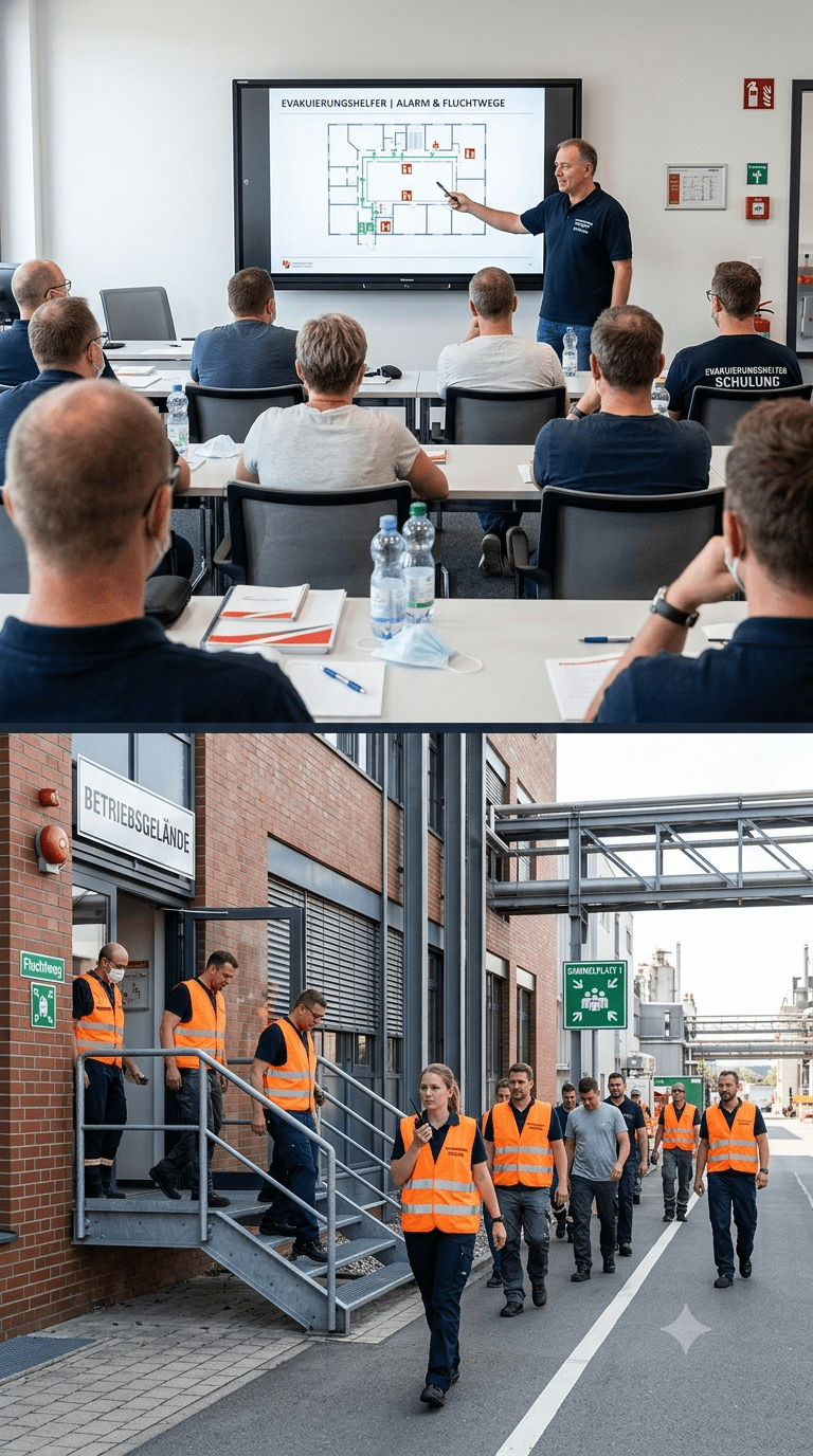 Evakuierungshelfer Aus- und Fortbildung mit Alarm- und Fluchtwegeplan in Dortmund